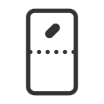 Blister Pills Oval X1 SVG Icon